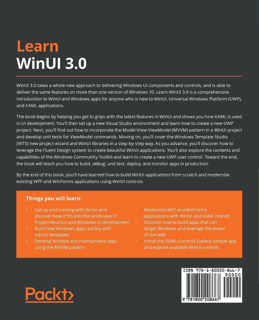 Weitere Ansicht: Learn WinUI 3.0 | Alvin Ashcraft