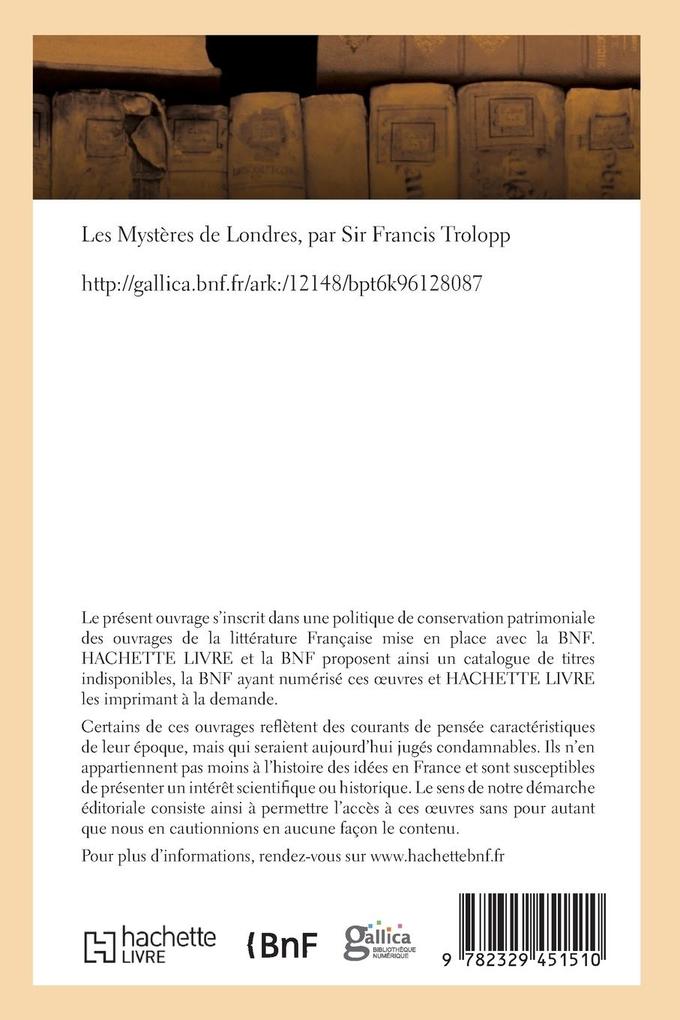 Weitere Ansicht: Les Mystères de Londres | Paul Féval