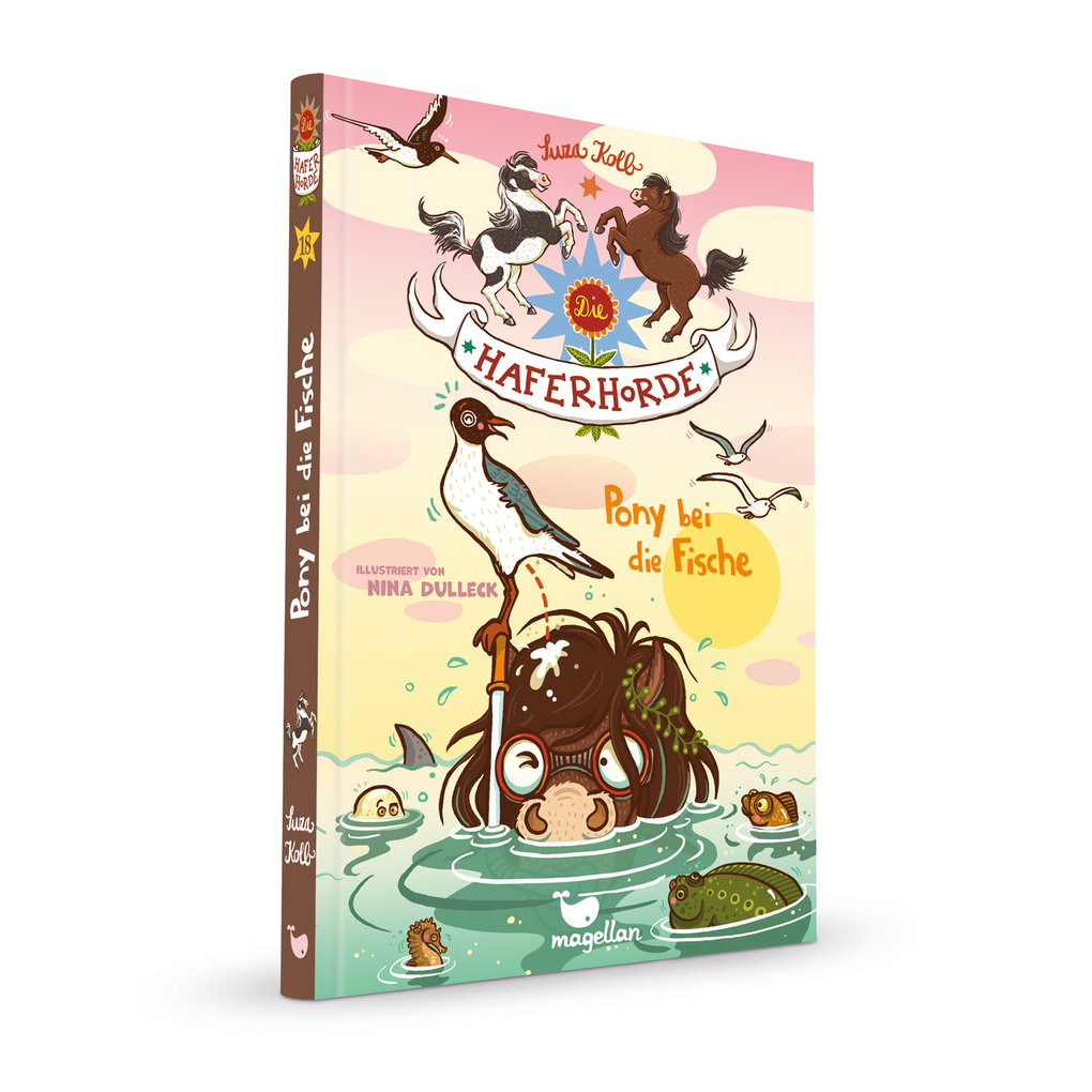 Weitere Ansicht: Die Haferhorde - Pony bei die Fische - Band 18 | Suza Kolb
