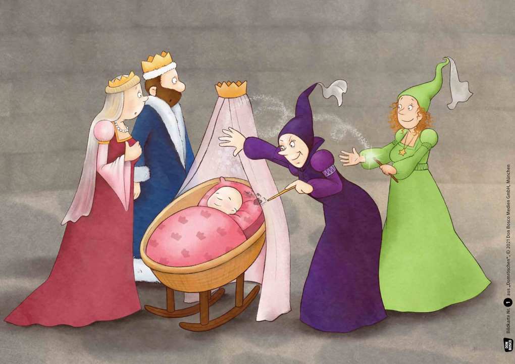 Weitere Ansicht: Dornröschen. Kamishibai Bildkartenset | Brüder Grimm, Jacob Grimm