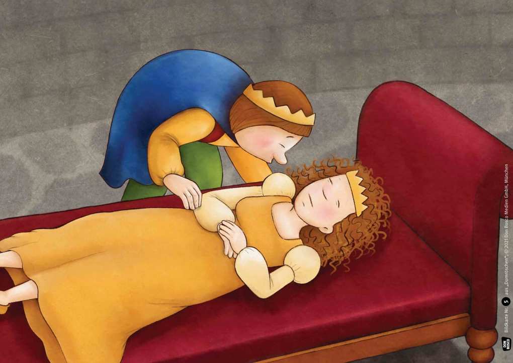 Weitere Ansicht: Dornröschen. Kamishibai Bildkartenset | Brüder Grimm, Jacob Grimm