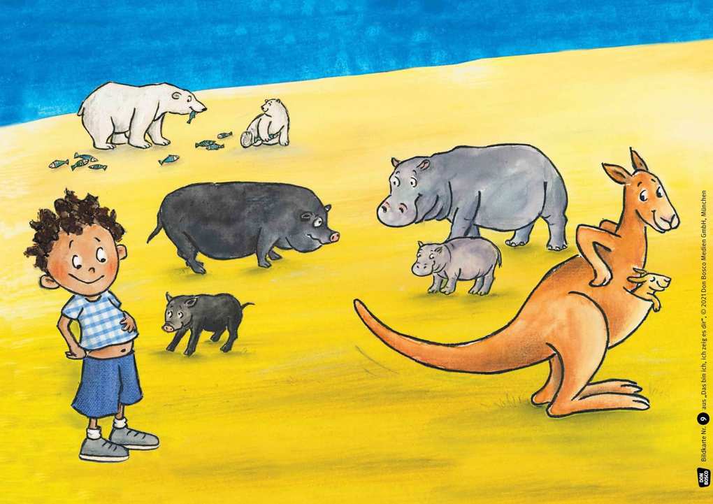 Weitere Ansicht: Das bin ich. Ich zeig es dir. Kamishibai Bildkartenset | Heinz Janisch