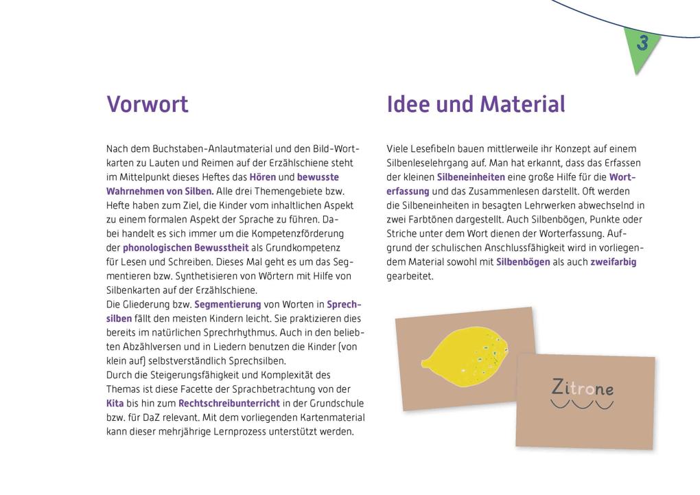 Weitere Ansicht: Silben begreifen mit der Erzählschiene | Gabi Scherzer