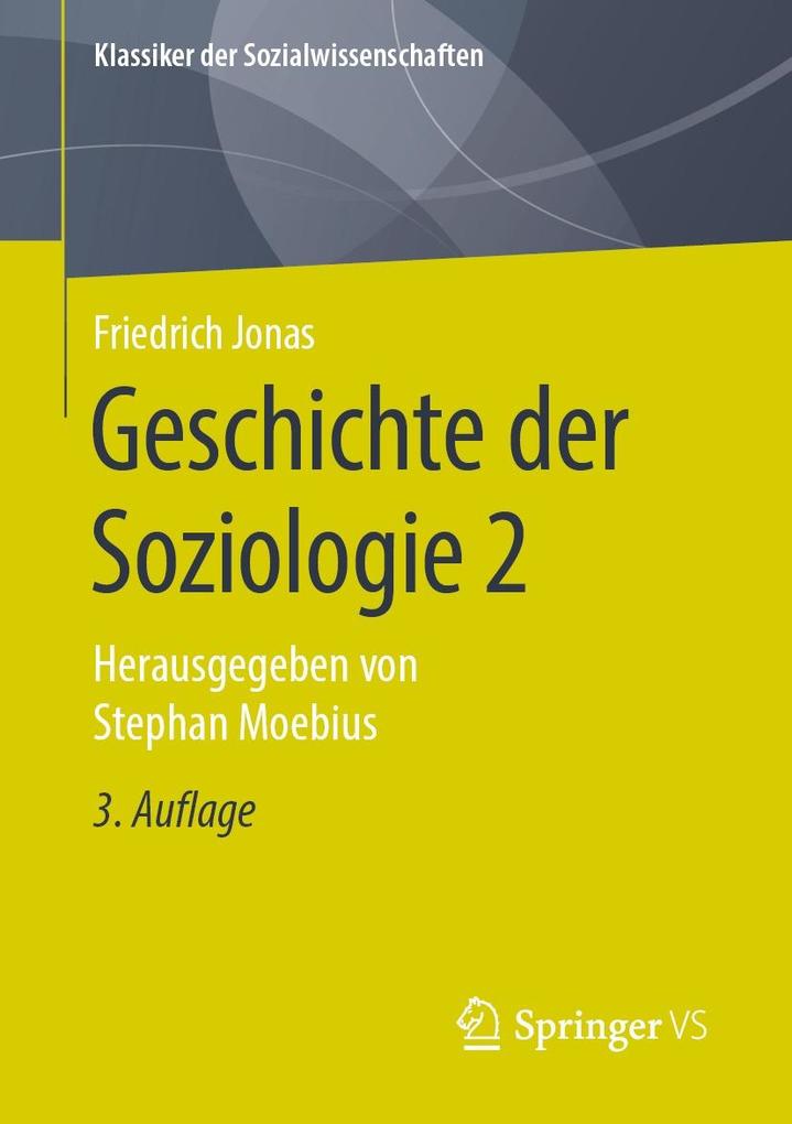 Produktbild: Geschichte der Soziologie 2 | Friedrich Jonas
