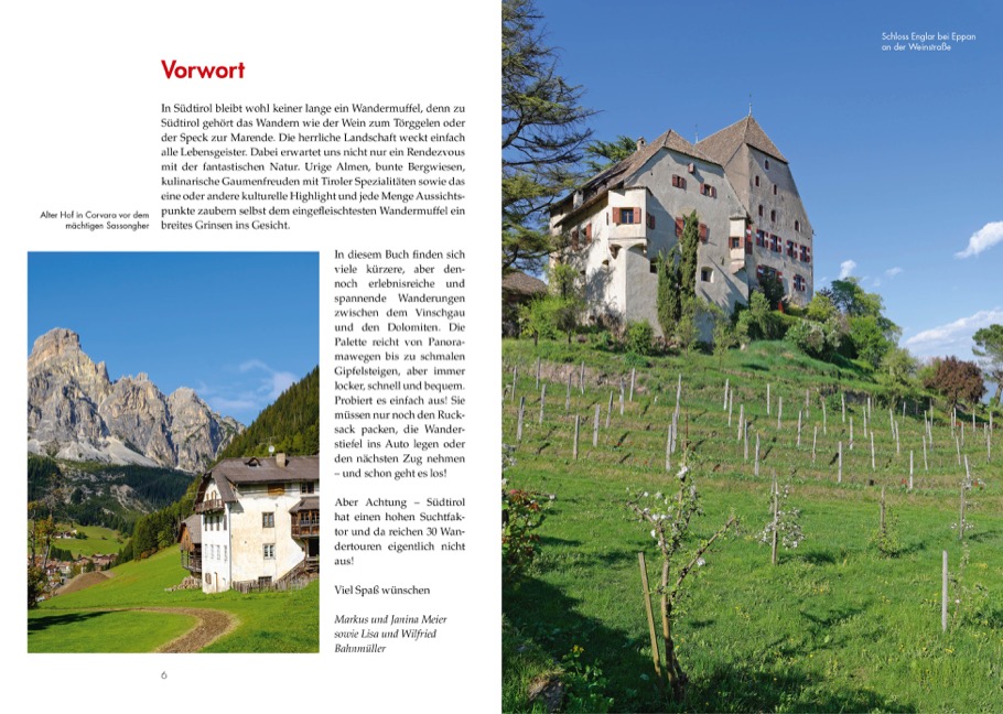 Weitere Ansicht: Südtirol für Wandermuffel | Lisa Bahnmüller, Markus Meier, Janina Meier, Wilfried Bahnmüller, Wilfried und Lisa Bahnmüller