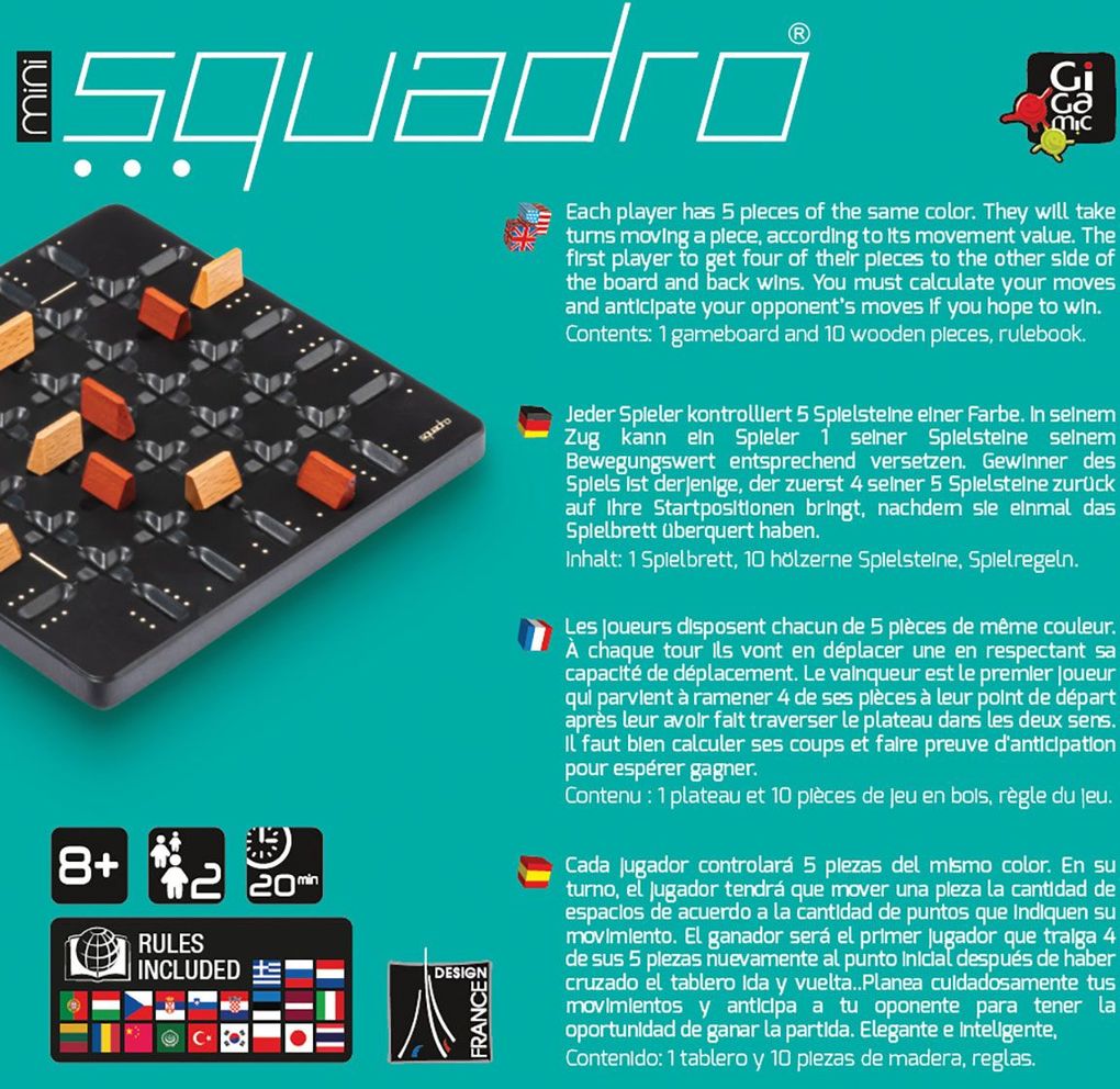 Weitere Ansicht: Gigamic - Squadro mini | Adrian Jiménez Pascual