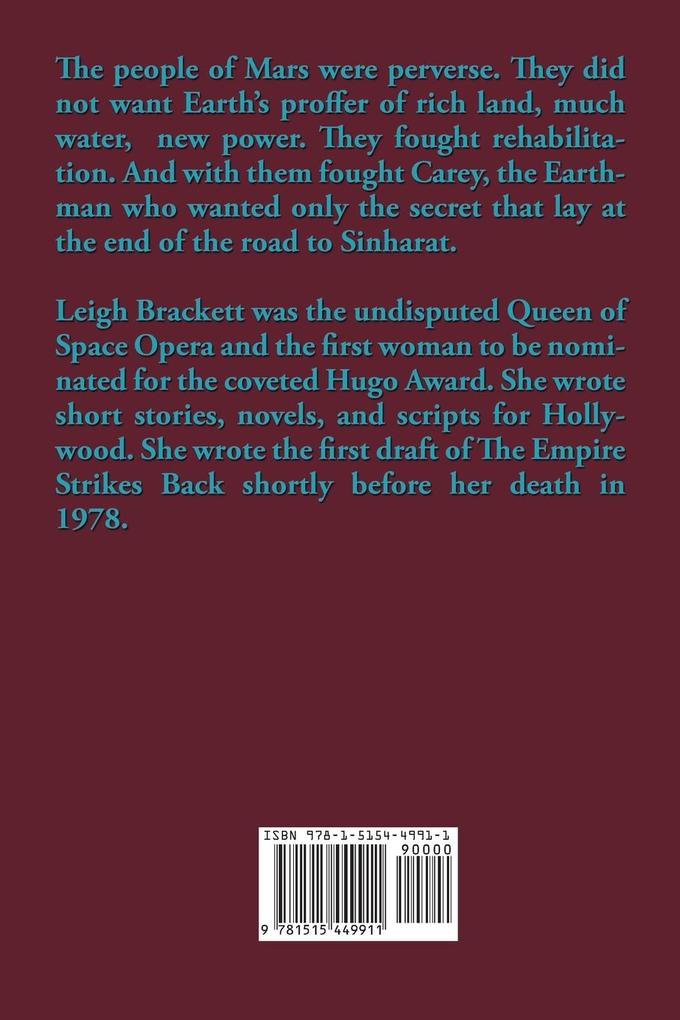 Weitere Ansicht: The Road to Sinharat | Leigh Brackett