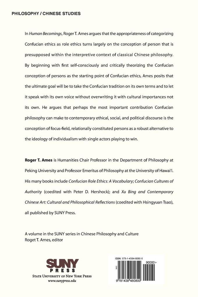 Weitere Ansicht: Human Becomings | Roger T. Ames