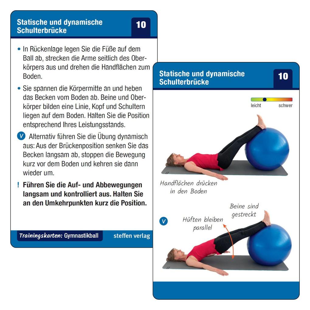 Weitere Ansicht: Trainingskarten: Gymball | Ronald Thomschke