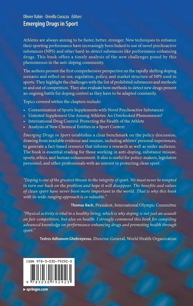 Weitere Ansicht: Emerging Drugs in Sport