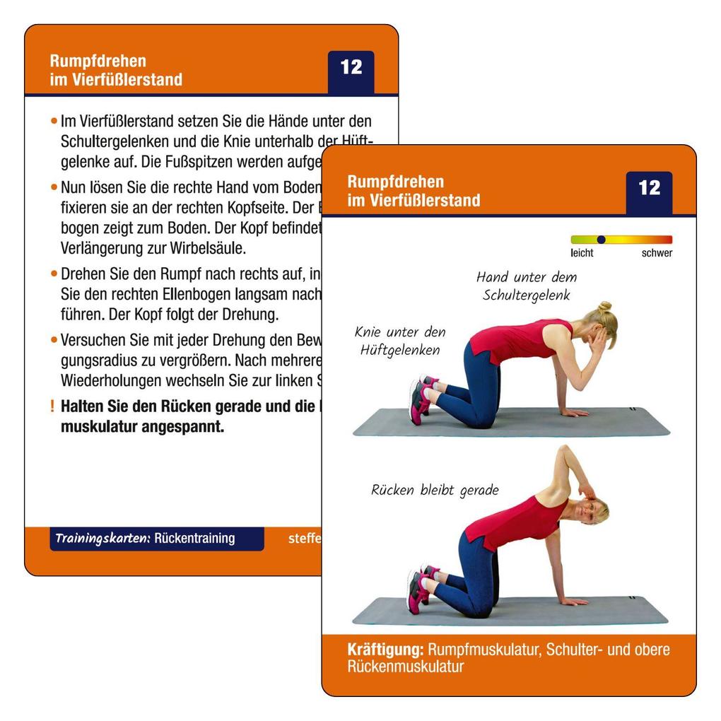 Weitere Ansicht: Trainingskarten: Funktionelles Rückentraining | Ronald Thomschke