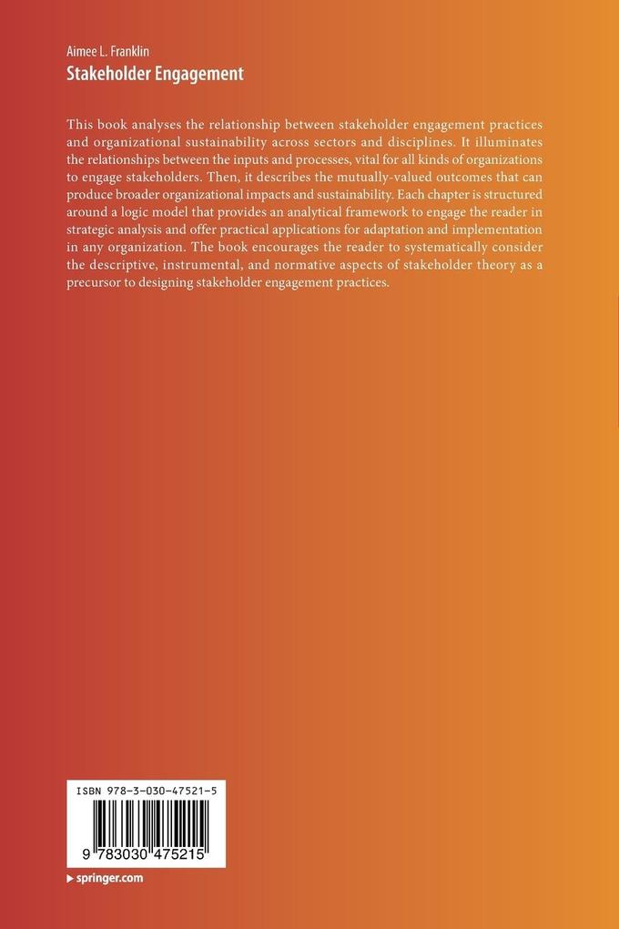 Weitere Ansicht: Stakeholder Engagement | Aimee L. Franklin