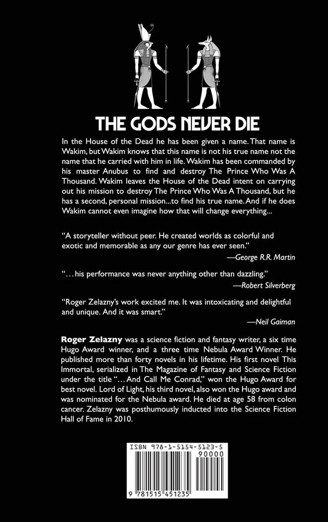 Weitere Ansicht: Creatures of Light and Darkness | Roger Zelazny