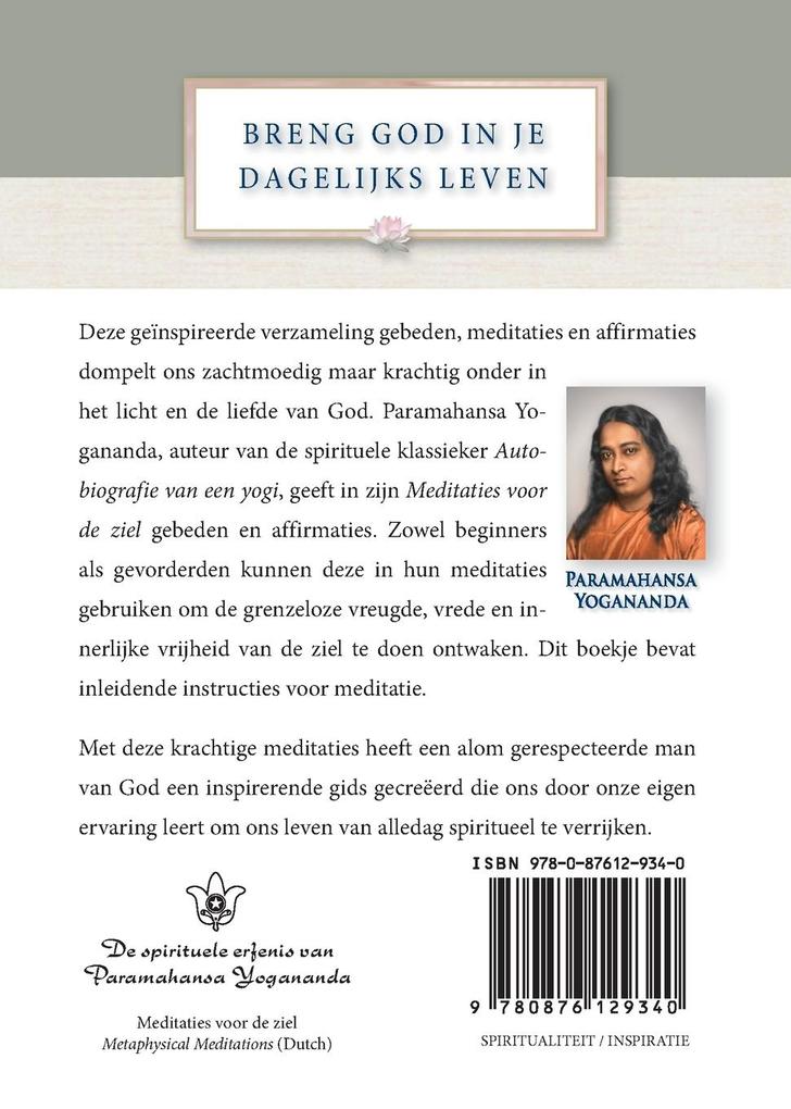 Weitere Ansicht: Metaphysical Meditations (Dutch) | Paramahansa Yogananda