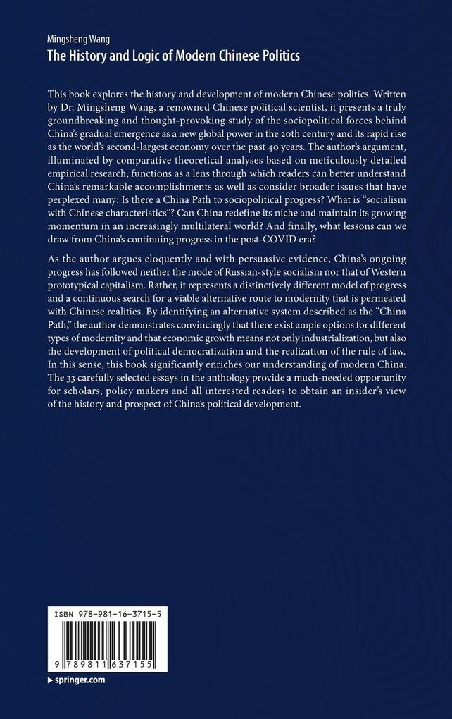 Weitere Ansicht: The History and Logic of Modern Chinese Politics | Mingsheng Wang