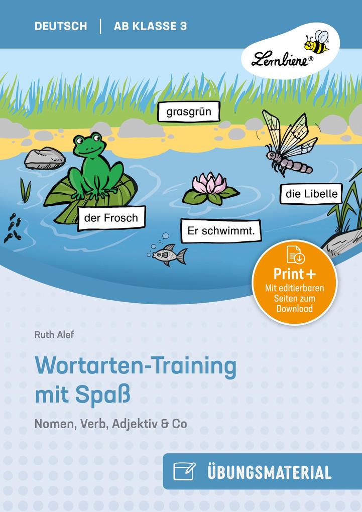 Produktbild: Wortarten-Training mit Spaß - Nomen, Verb | Ruth Alef