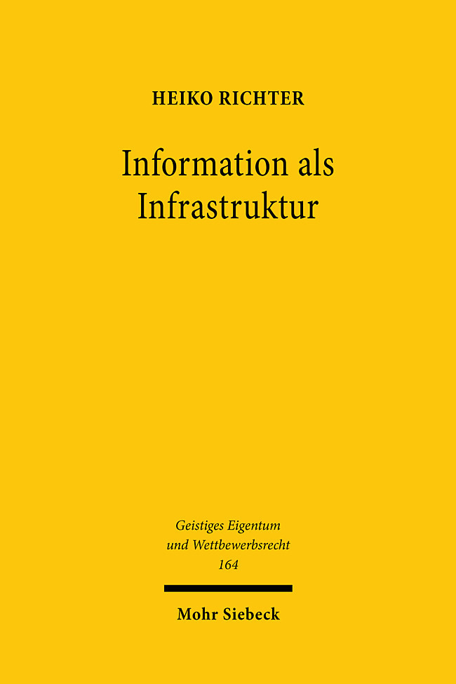 Produktbild: Information als Infrastruktur | Heiko Richter