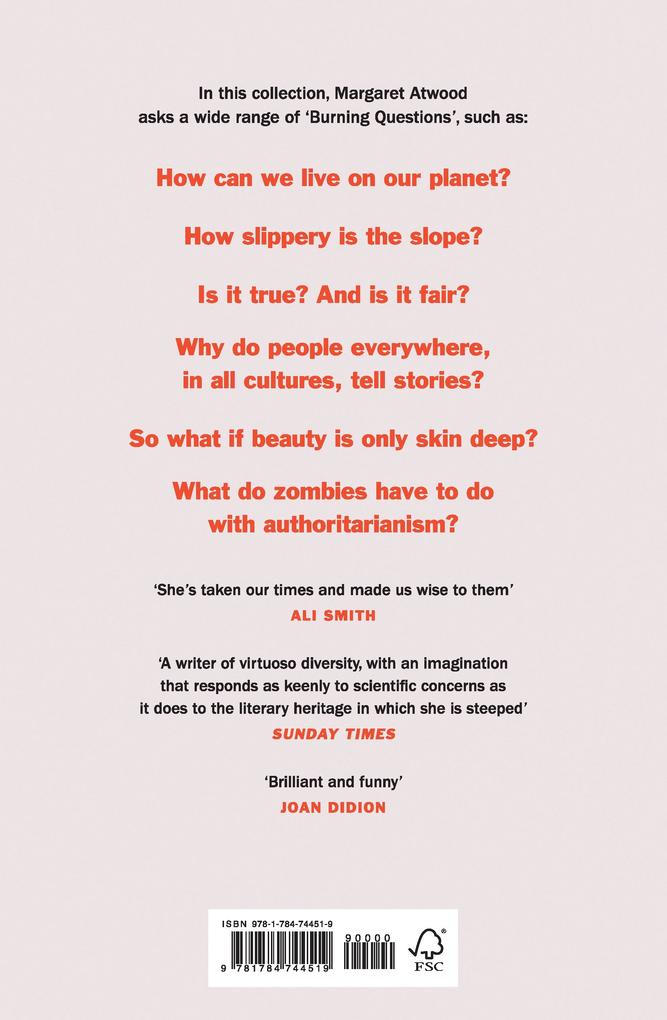 Weitere Ansicht: Burning Questions | Margaret Atwood