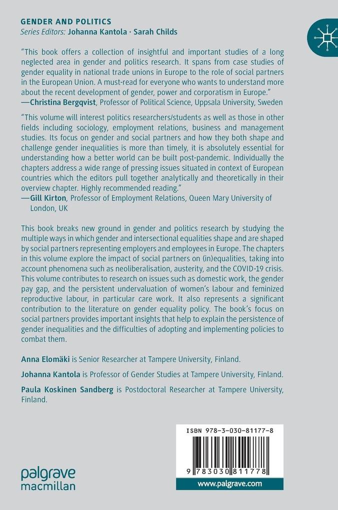 Weitere Ansicht: Social Partners and Gender Equality