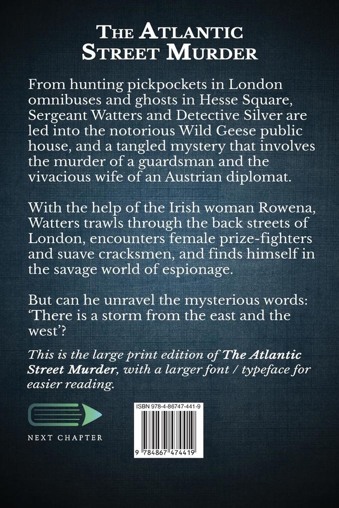 Weitere Ansicht: The Atlantic Street Murder | Malcolm Archibald