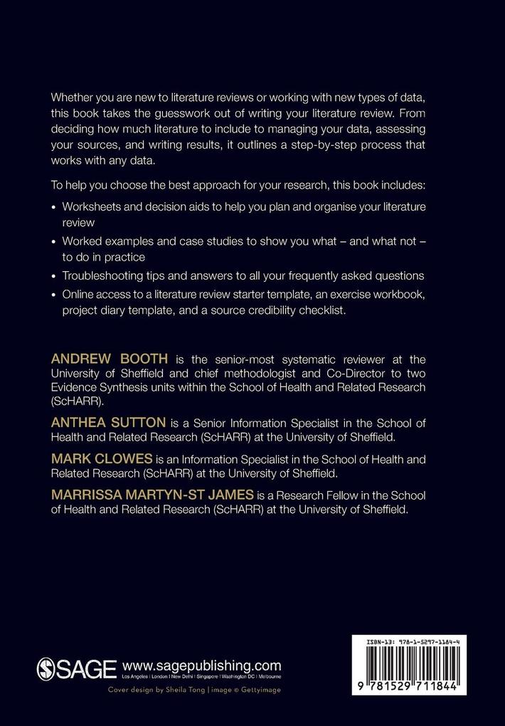 Weitere Ansicht: Systematic Approaches to a Successful Literature Review | Andrew Booth, Anthea Sutton, Mark Clowes, Marrissa Martyn-St James