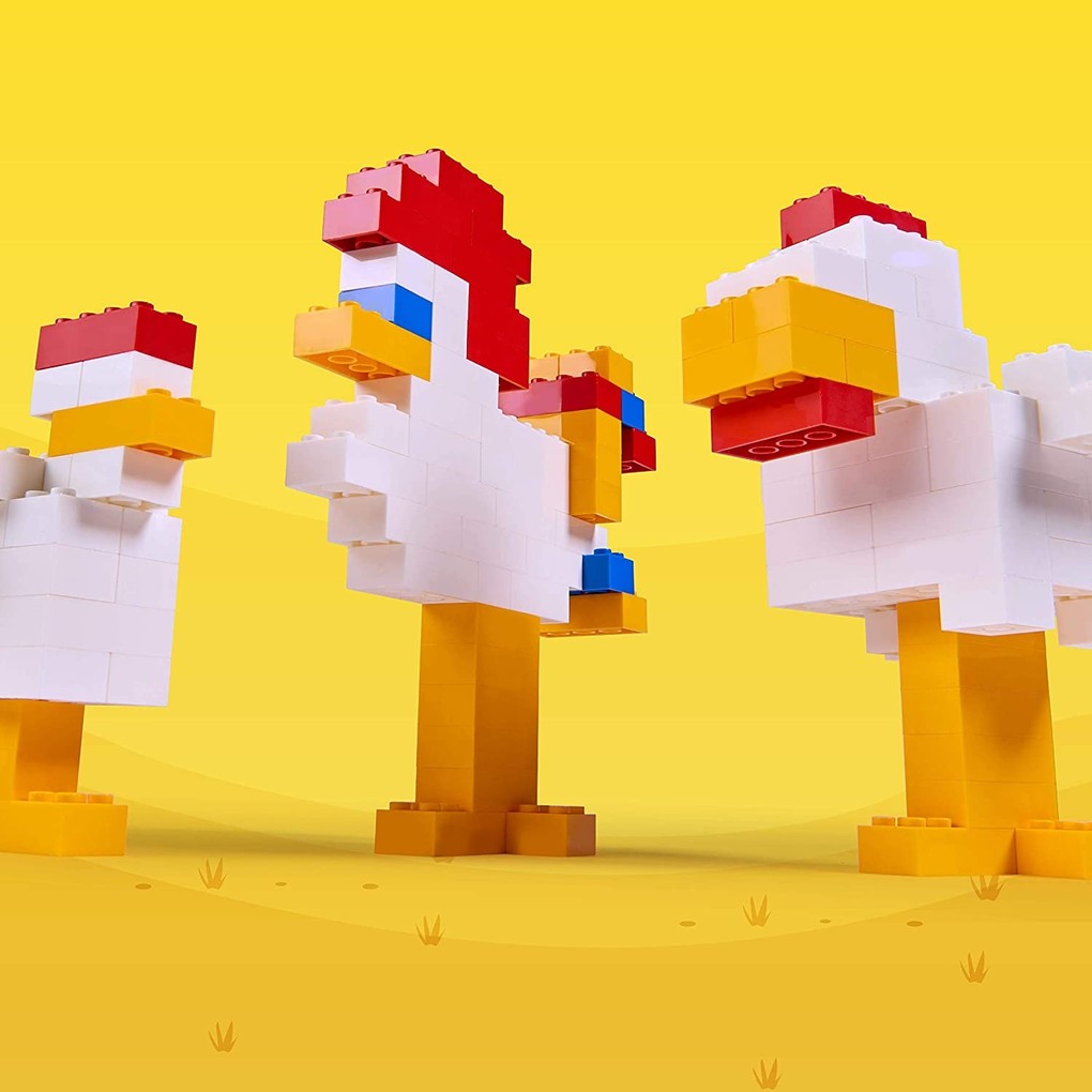 Weitere Ansicht: Simba 104114116 - Blox, 1000 gelbe 4er Steine lose, Bausteine