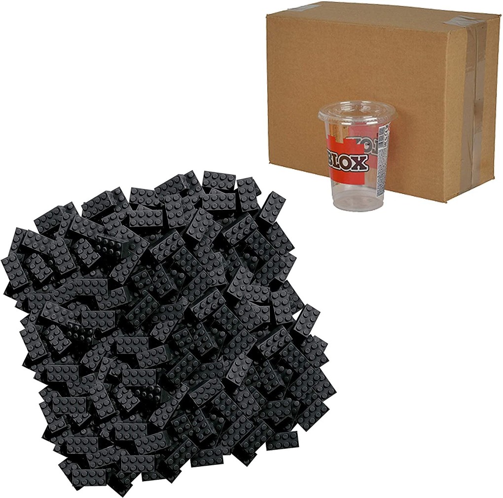 Weitere Ansicht: Simba 104118935 - Blox, 500 schwarze 8er Bausteine