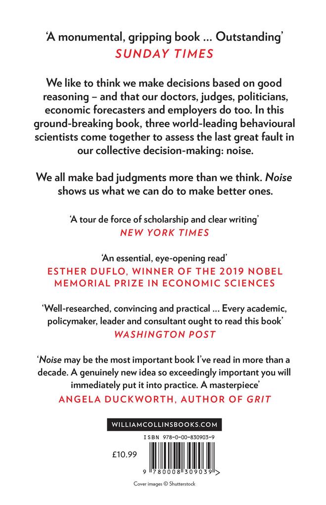 Weitere Ansicht: Noise | Daniel Kahneman, Olivier Sibony, Cass R. Sunstein