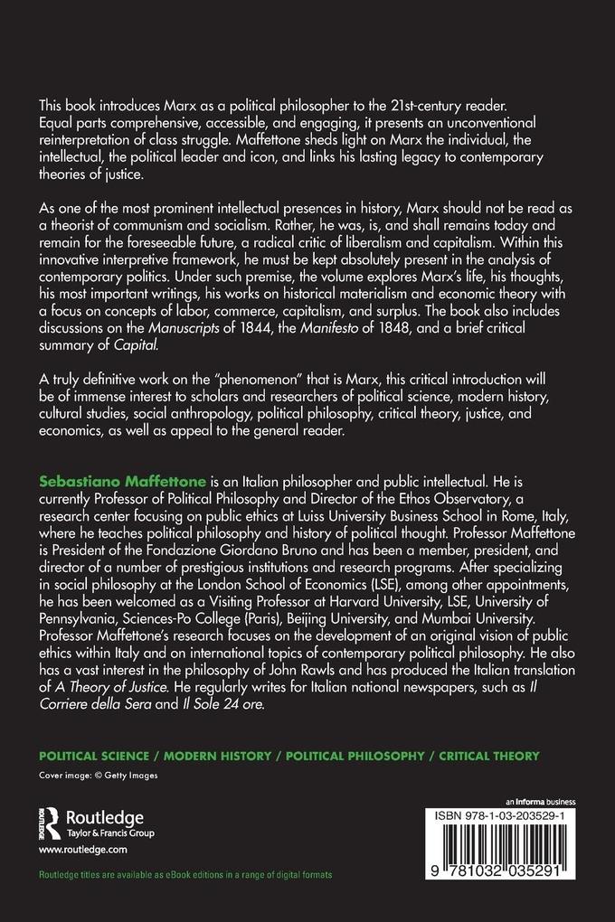 Weitere Ansicht: Marx in the 21st Century | Sebastiano Maffettone