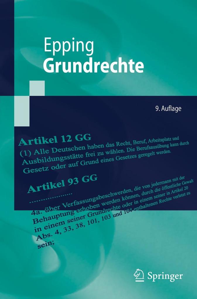 Produktbild: Grundrechte | Volker Epping