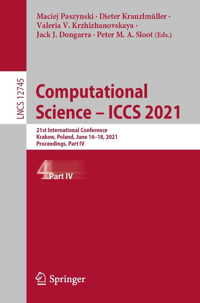Produktbild: Computational Science - ICCS 2021