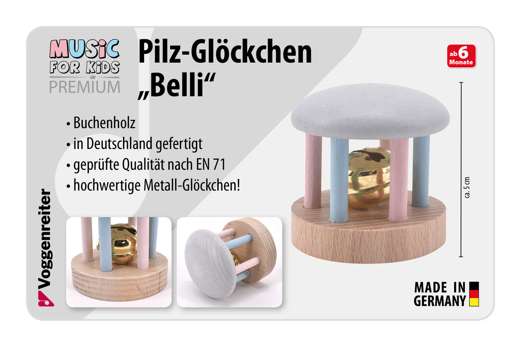 Weitere Ansicht: Voggenreiter 1247 - Pilz-Glöckchen - Belli (blau/rosa)