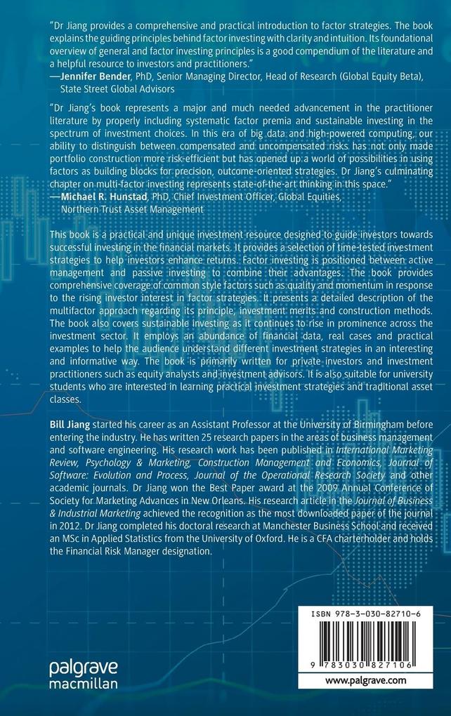 Weitere Ansicht: Investment Strategies | Bill Jiang