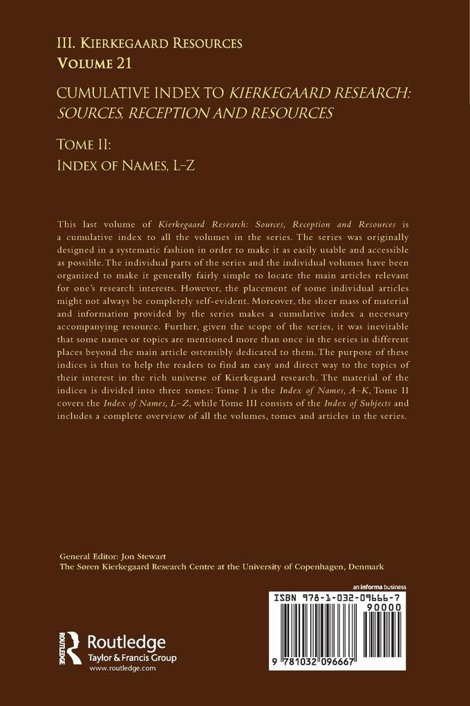 Weitere Ansicht: Volume 21, Tome II | Katalin Nun Stewart