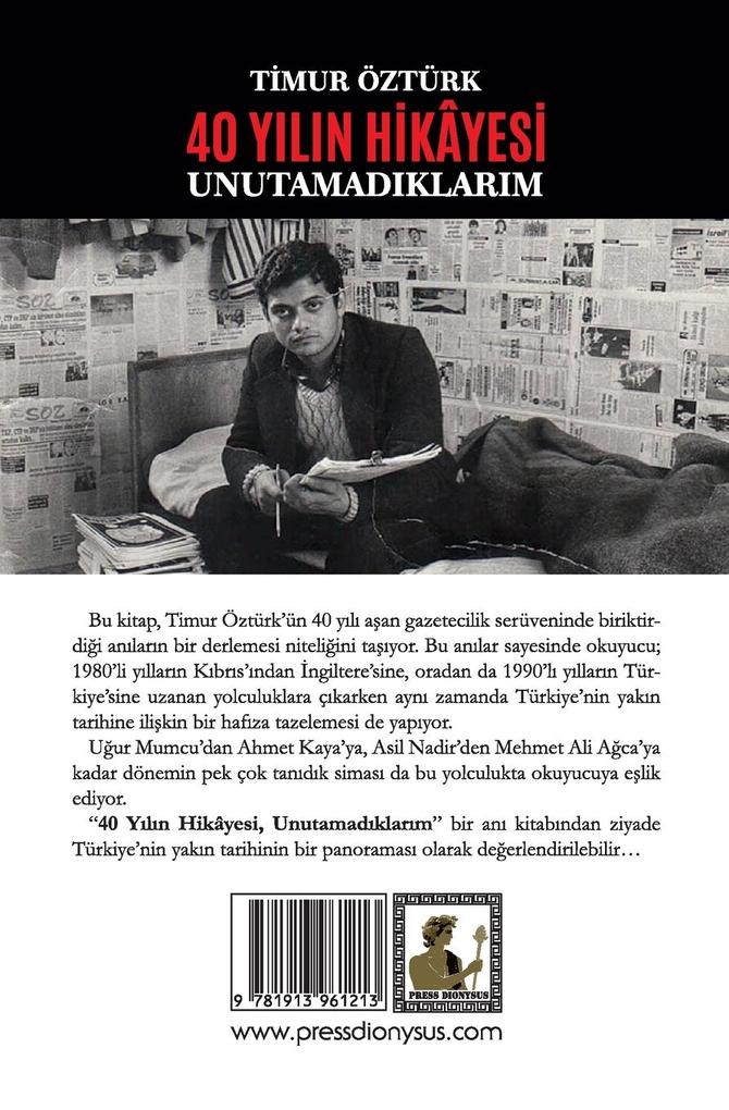 Weitere Ansicht: 40 Yln Hikâyesi, Unutamadklarm | Timur Öztürk