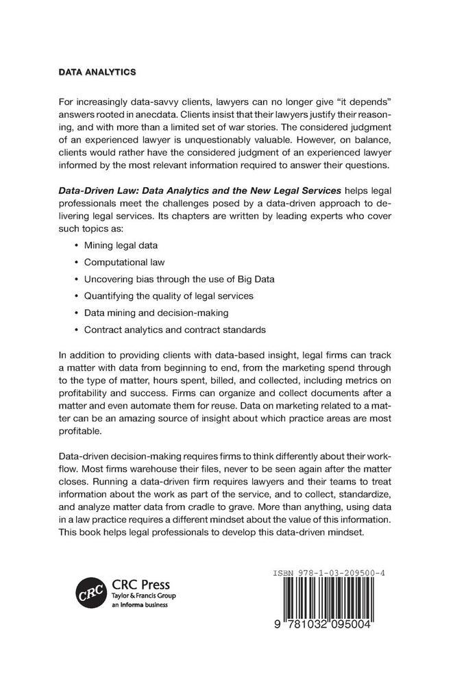 Weitere Ansicht: Data-Driven Law