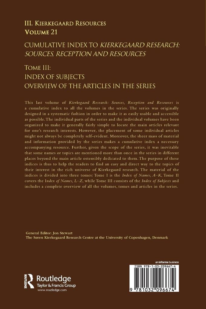 Weitere Ansicht: Volume 21, Tome III | Katalin Nun Stewart