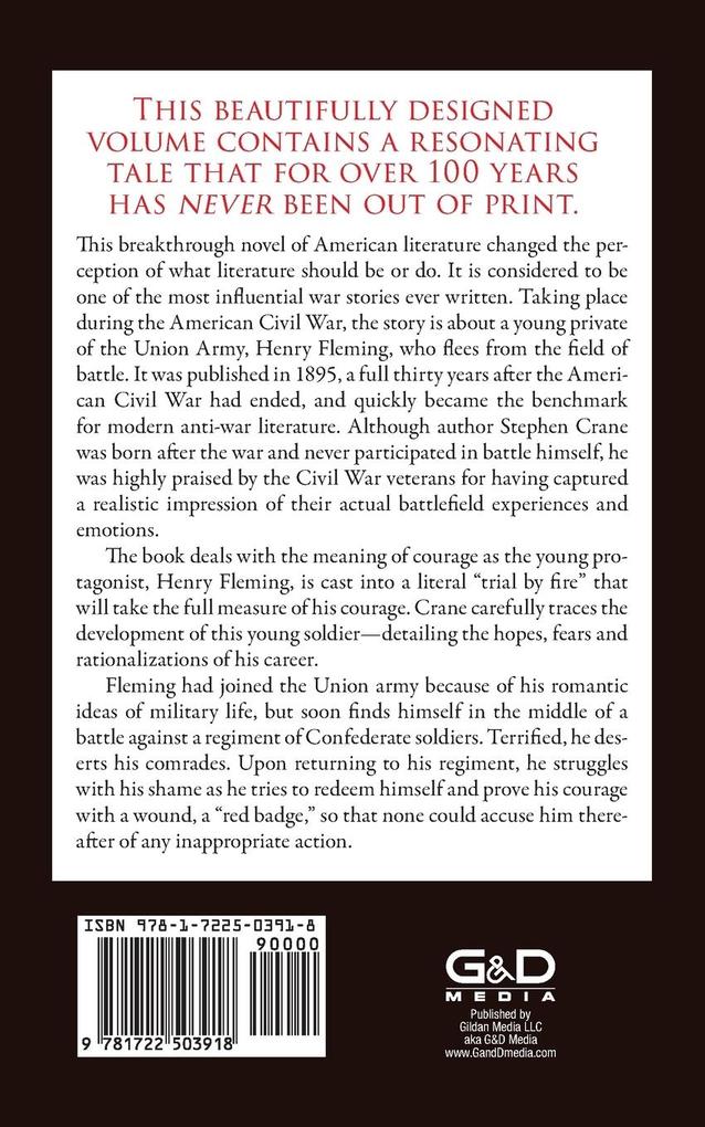Weitere Ansicht: The Red Badge of Courage | Stephen Crane
