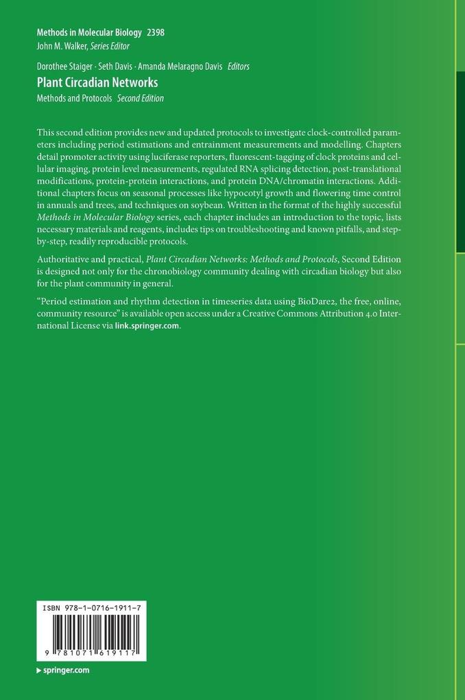 Weitere Ansicht: Plant Circadian Networks