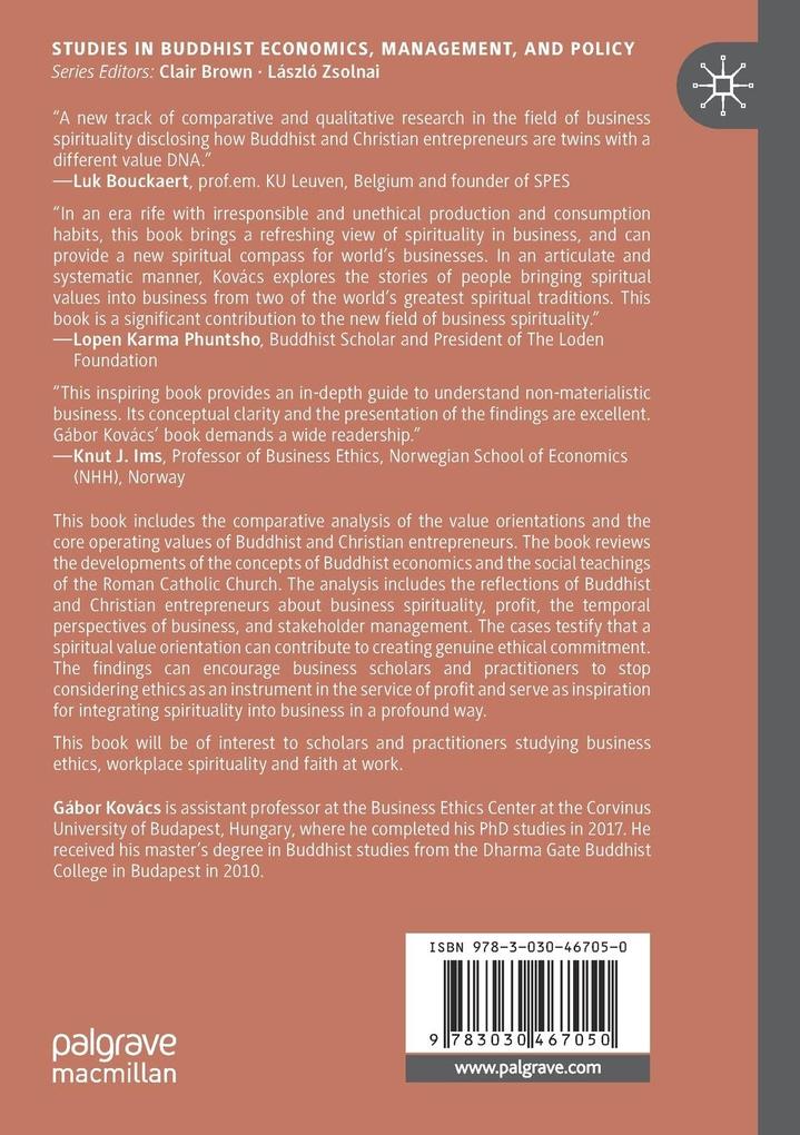 Weitere Ansicht: The Value Orientations of Buddhist and Christian Entrepreneurs | Gábor Kovács