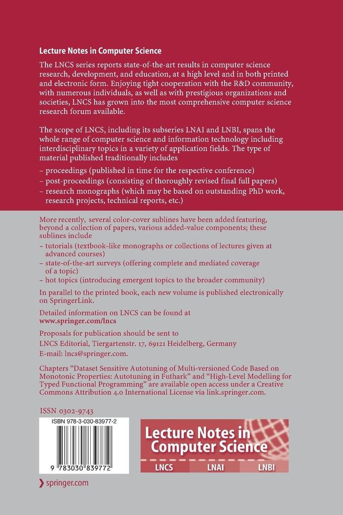 Weitere Ansicht: Trends in Functional Programming