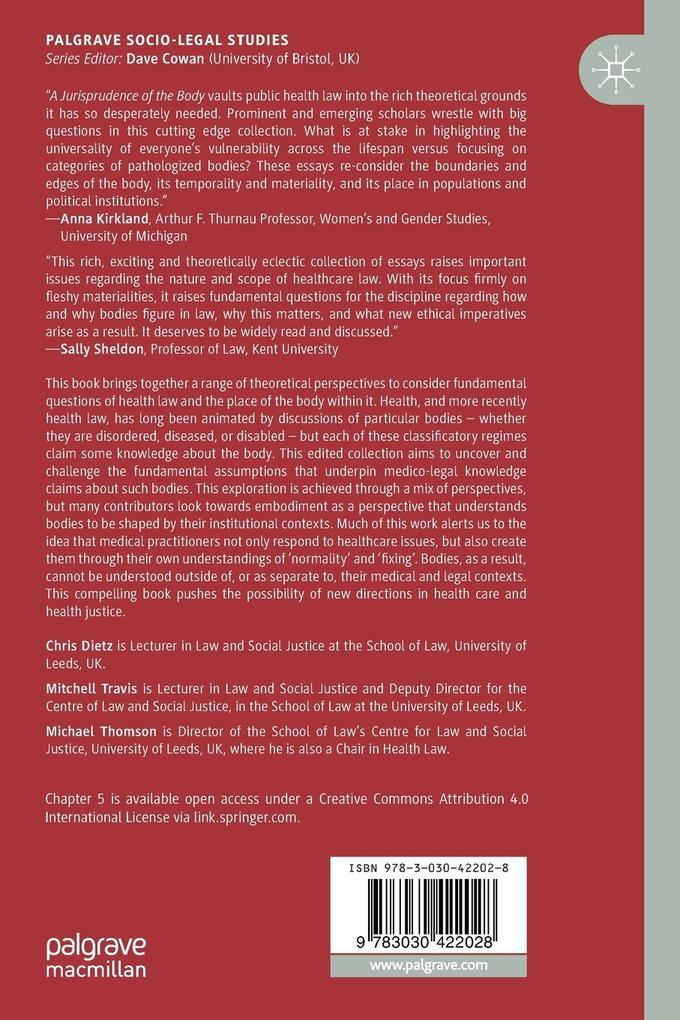 Weitere Ansicht: A Jurisprudence of the Body