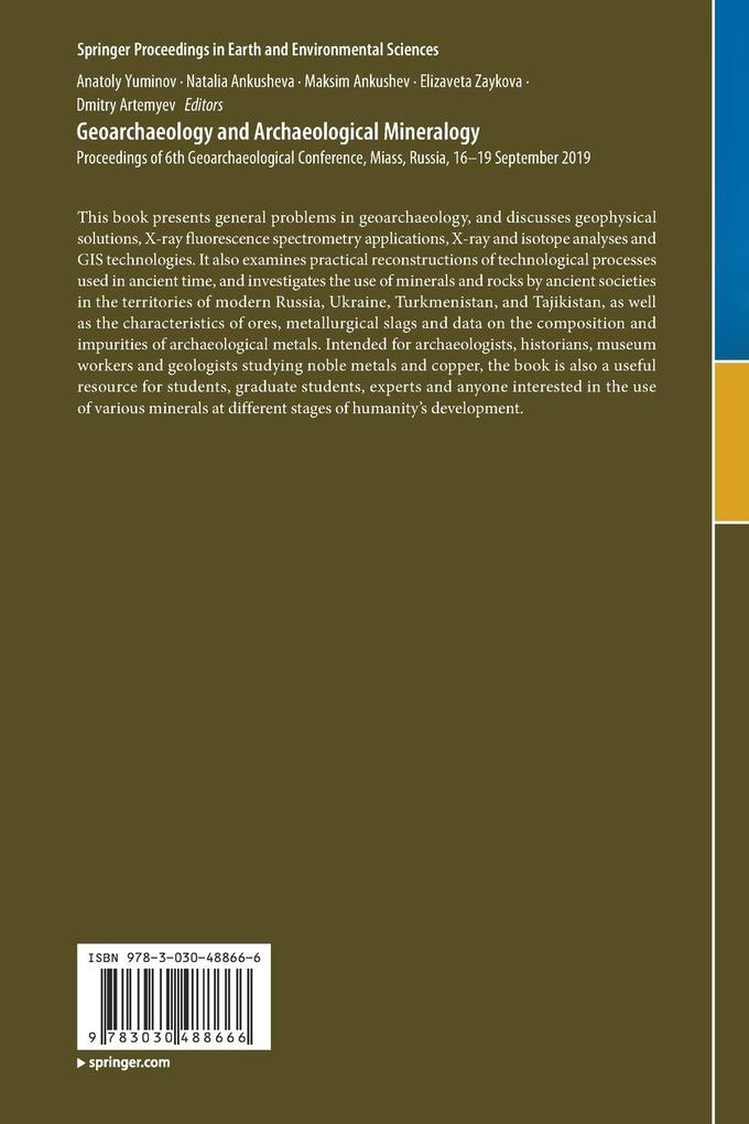 Weitere Ansicht: Geoarchaeology and Archaeological Mineralogy