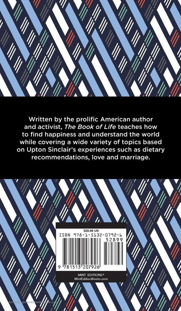 Weitere Ansicht: The Book of Life | Upton Sinclair