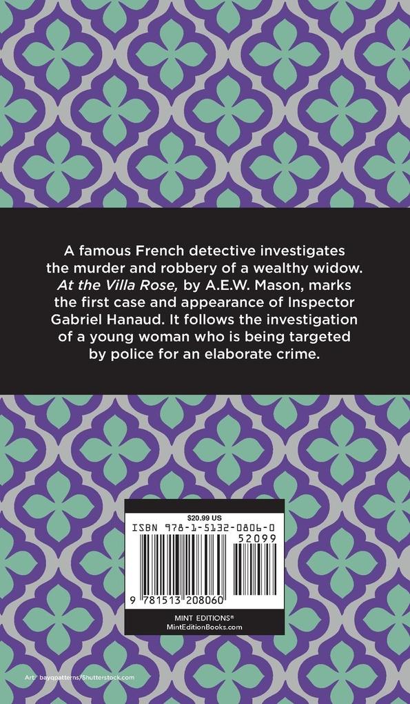 Weitere Ansicht: At the Villa Rose | A. E. W. Mason