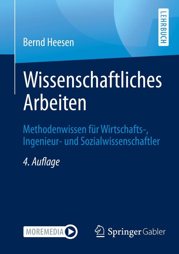 Produktbild: Wissenschaftliches Arbeiten | Bernd Heesen