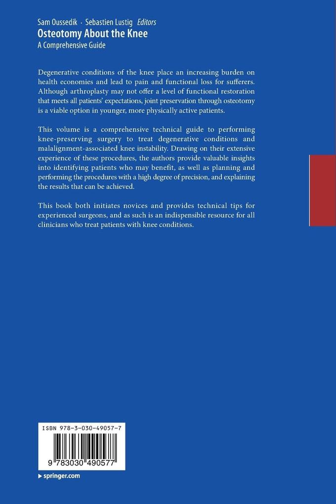 Weitere Ansicht: Osteotomy About the Knee