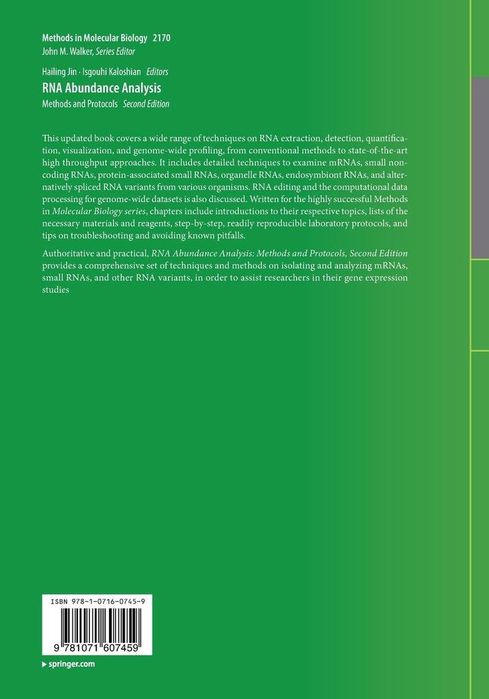 Weitere Ansicht: RNA Abundance Analysis