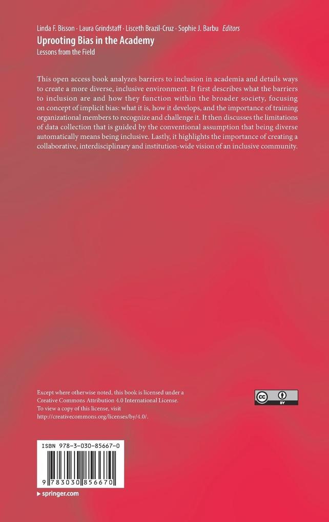 Weitere Ansicht: Uprooting Bias in the Academy