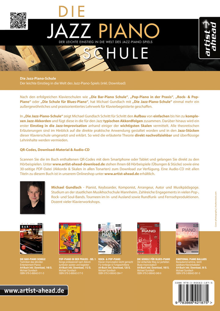 Weitere Ansicht: Die Jazz-Piano-Schule | Michael Gundlach